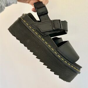 Dr. Martens Voss Leather Strap Platforms